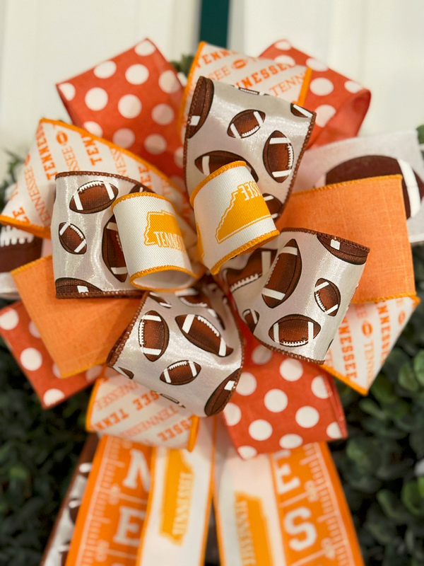 Tennessee Volunteers Football Bow
