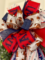 Ole Miss Rebels Football Bow