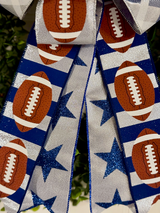 Dallas Cowboys Football Bow