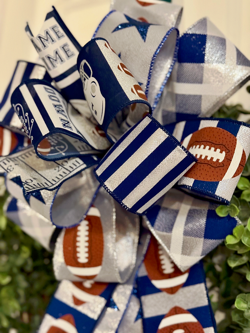 Dallas Cowboys Football Bow