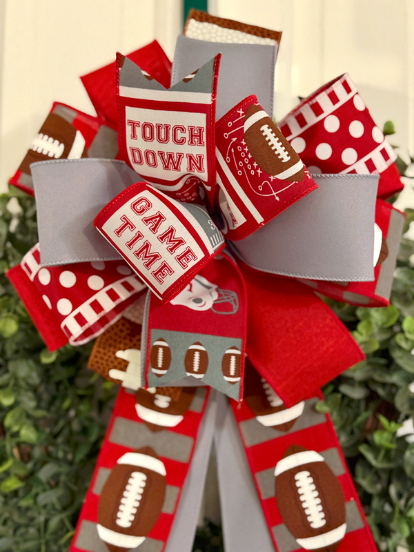 Atlanta Falcons Football Bow