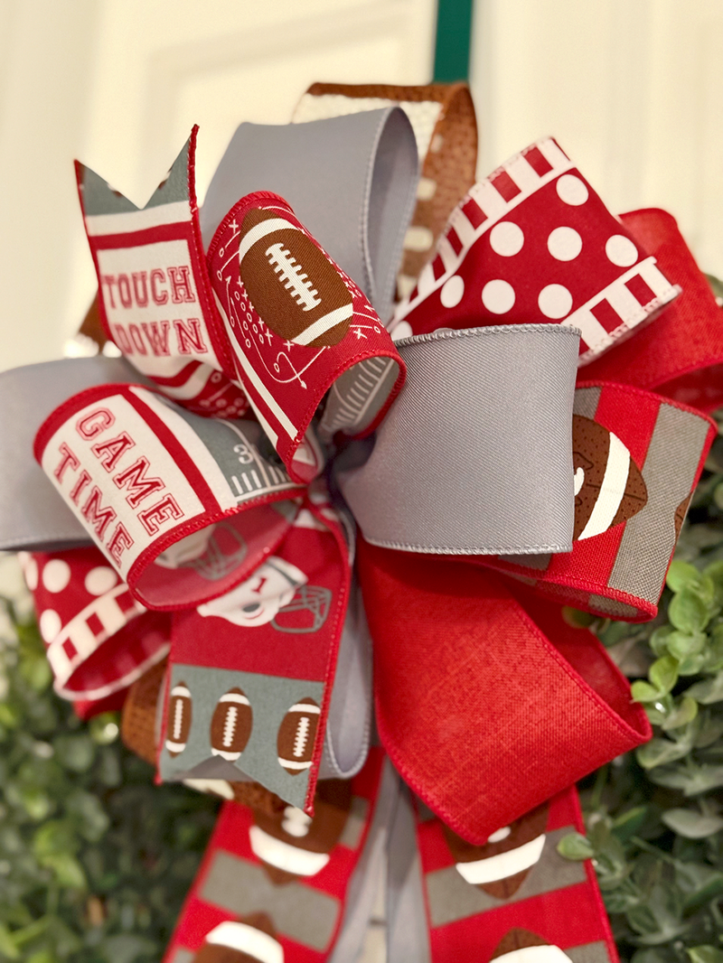 Atlanta Falcons Football Bow