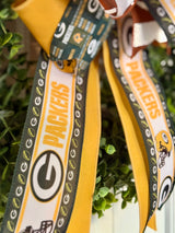 Greenbay Packers Football Bow