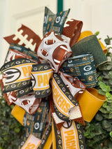 Greenbay Packers Football Bow