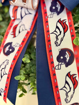 Denver Broncos Football Bow