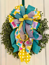 Peeps & Polka Dots Easter Bow