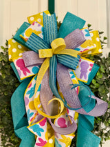 Peeps & Polka Dots Easter Bow