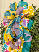 Peeps & Polka Dots Easter Bow