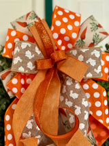 Easter Bunnies & Carrots Bow