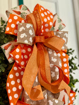 Easter Bunnies & Carrots Bow