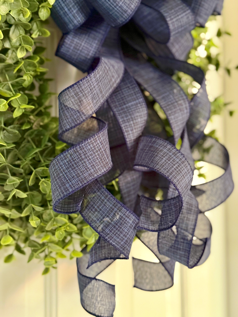 Navy Blue Bow