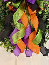 Solid Prints Halloween Bow
