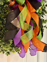 Solid Prints Halloween Bow