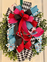 Alice in Wonderland Inspired Floor Design Bow