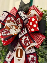 Kansas City Chiefs Football Bow