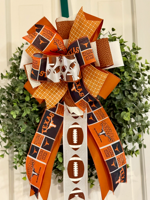 University of Texas Football Bow