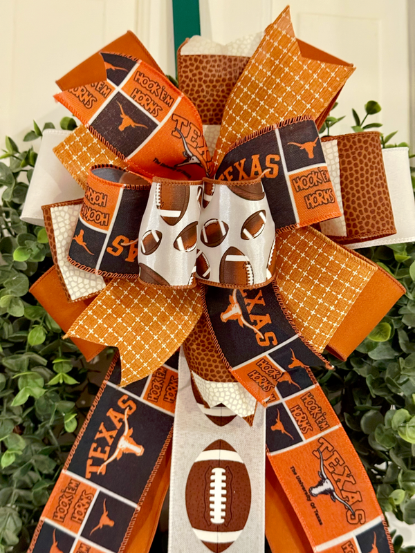 University of Texas Football Bow