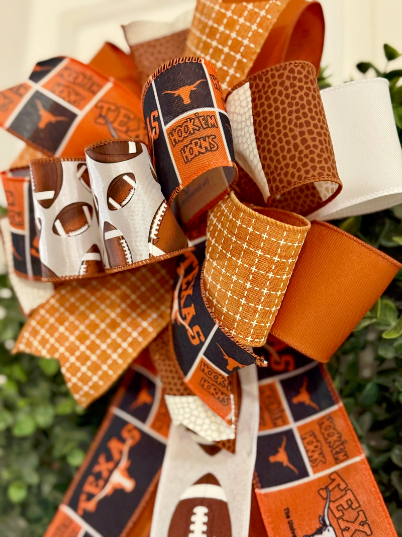 University of Texas Football Bow
