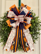 Houston Astros Inspired Baseball Bow