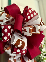 Texas A&M University Inspired Football Bow