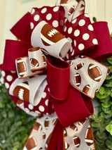 Texas A&M University Inspired Football Bow