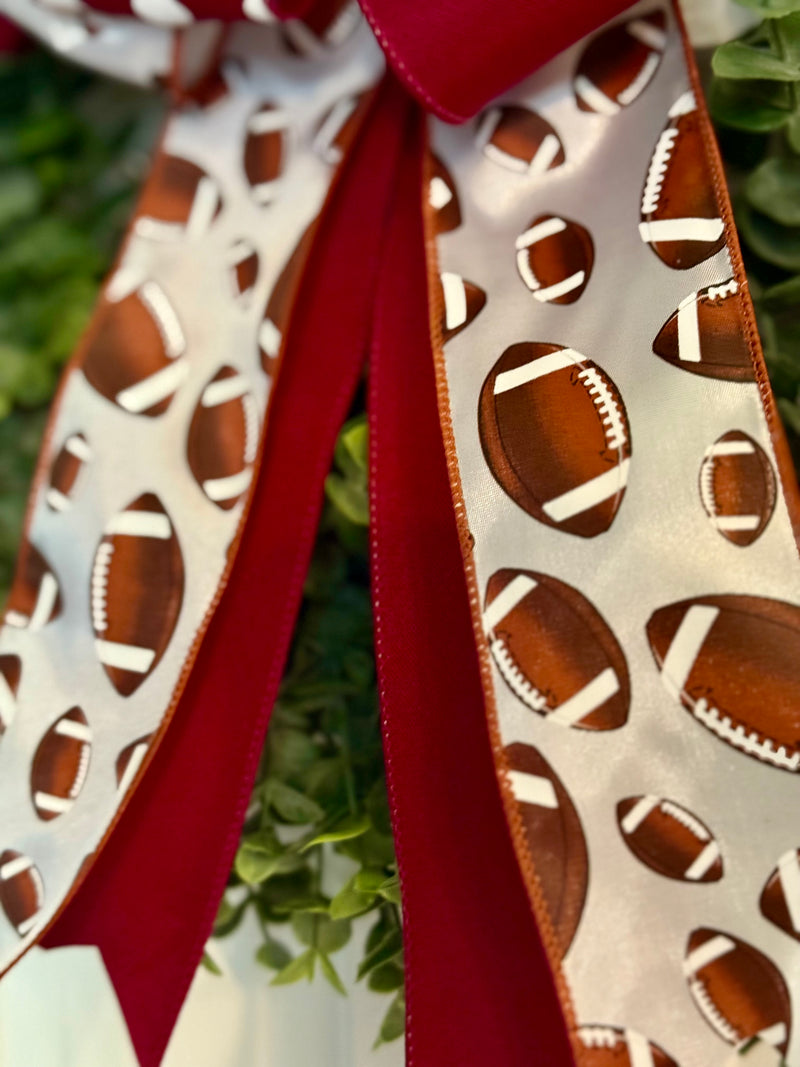 Texas A&M University Inspired Football Bow