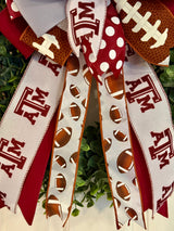 Texas Aggies Football Bow