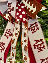 Texas Aggies Football Bow