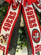 San Francisco 49'ers Football Bow