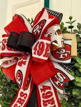 San Francisco 49'ers Football Bow