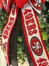 San Francisco 49'ers Football Bow