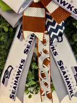 Seattle Seahawks Football Bow