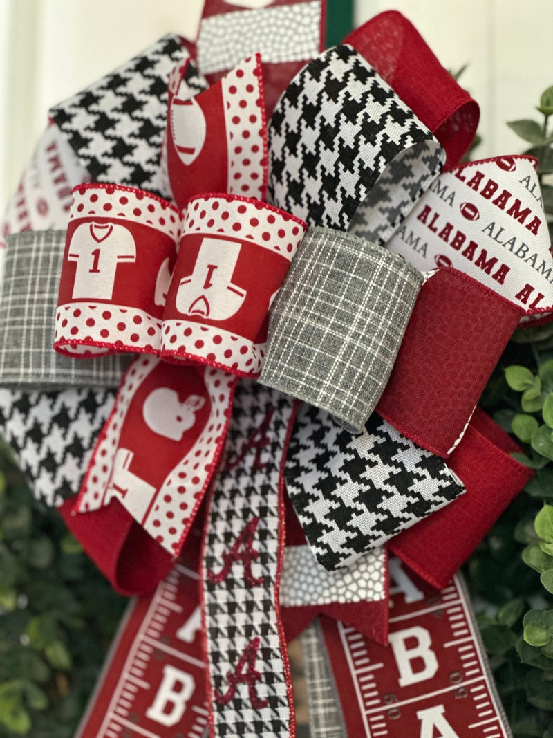 Alabama Crimson Tide Bow - Emerald's Avenue