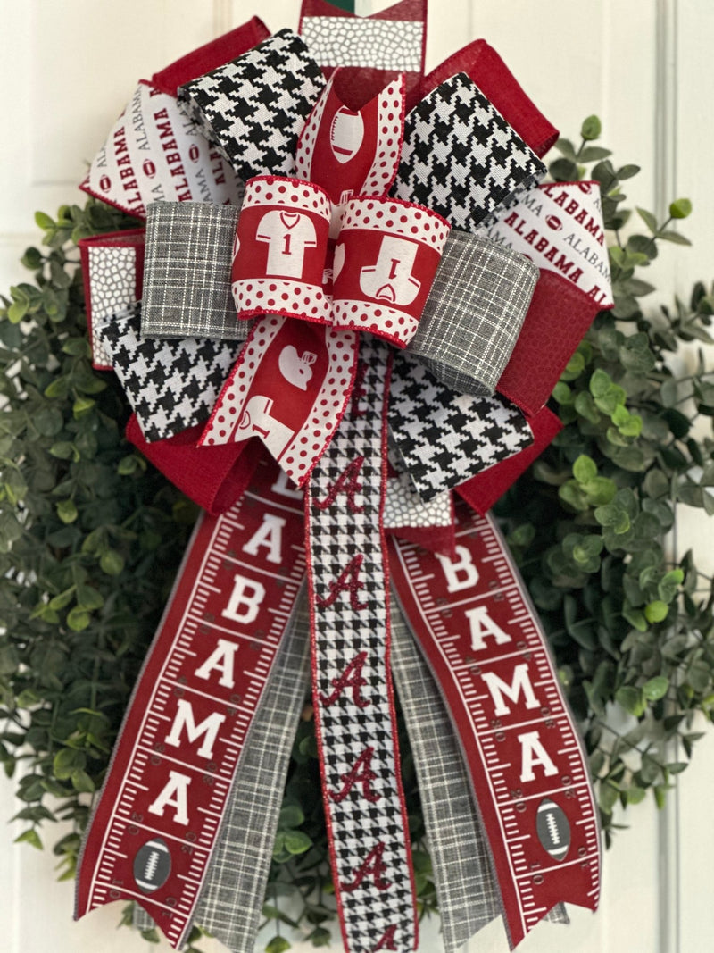 Alabama Crimson Tide Bow - Emerald's Avenue