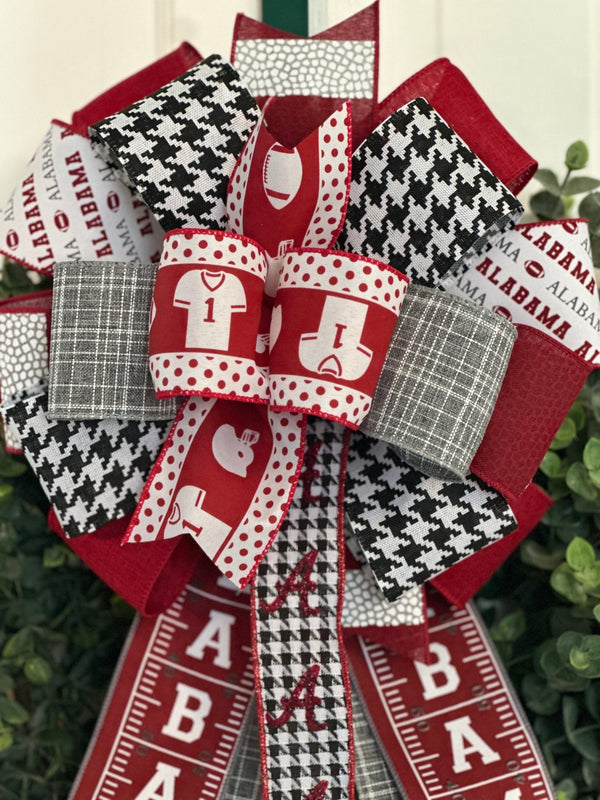 Alabama Crimson Tide Bow - Emerald's Avenue