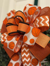 Basketball Sports Bow - Emerald's Avenue