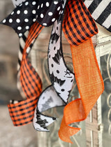 Bats & Pumpkins Halloween Lantern Bow - Emerald's Avenue