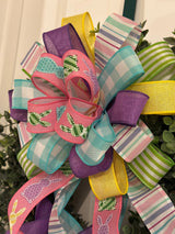 Easter Bunnies Bow - Emerald's Avenue