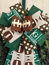 Football Sports Bow - Emerald's Avenue