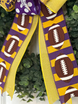 LSU Tigers Bow - Emerald's Avenue