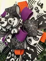 Nightmare Before Christmas Halloween Bow - Emerald's Avenue