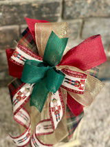 Nutcracker Christmas Lantern Bow - Emerald's Avenue