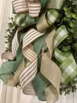 Olive Green Farmhouse Bow - Emerald's Avenue