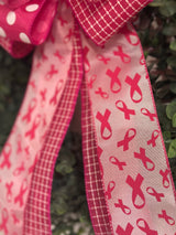 Pink Breast Cancer Awareness Bow - Emerald's Avenue