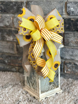 Sunflowers Lantern Bow - Emerald's Avenue