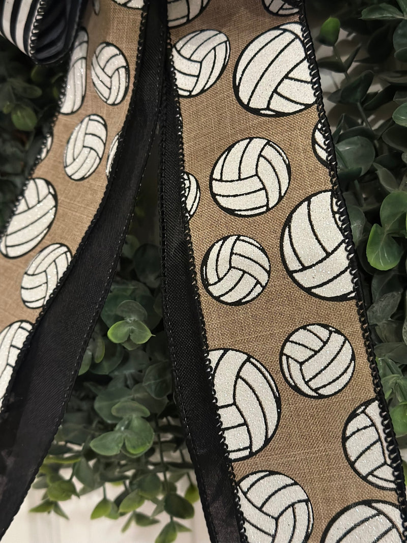 Volleyball Sports Bow - Emerald's Avenue