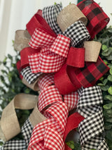 All About That Plaid Christmas Bow - Emerald's Avenue