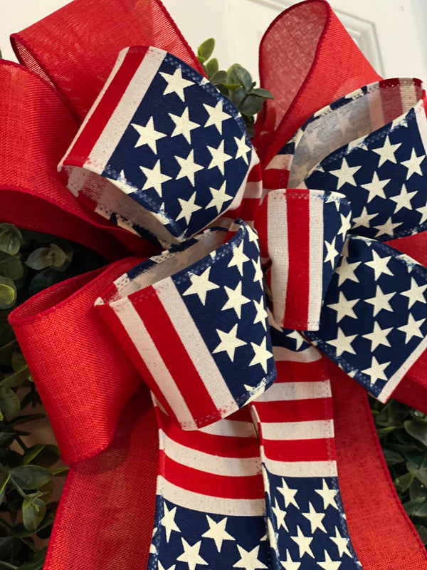 American Flag Bow - Emerald's Avenue