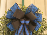 Black & Blue, Support Our Police Bow - Emerald's Avenue