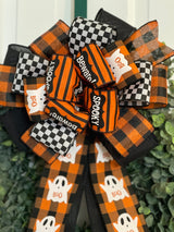 Boo, Beware, Spooky Halloween Bow - Emerald's Avenue